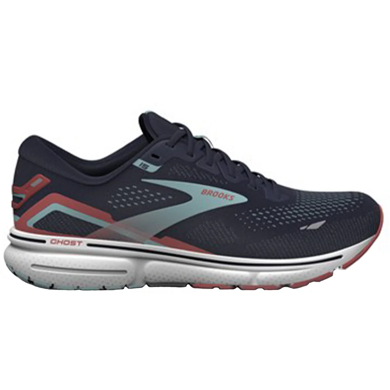 NEW COLOUR: Brooks Women's Ghost 15 - Peacot/ Canal Blue/ Rose