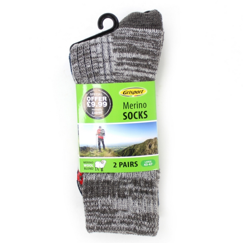 Grisport Merino Sock 2-Pack - Mens