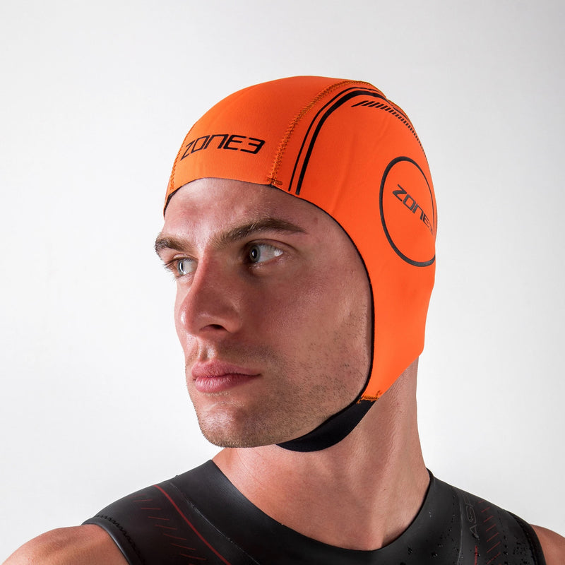 Zone3 Neoprene Swim Hat - Orange