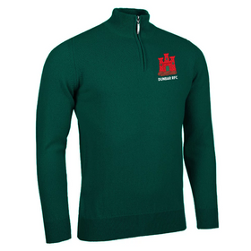 Dunbar RFC Zip Neck Lambswool Sweater