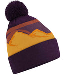 Mountain Peaks Pull-on Bobble Hat