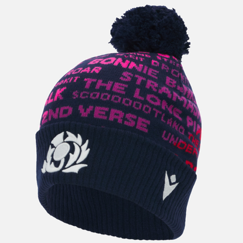 Scottish Rugby 2025/26 Multi Pom Pom Beanie
