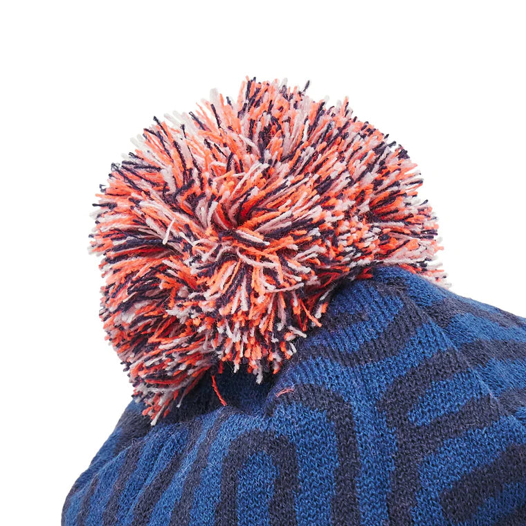 Edinburgh Rugby 2024/25 Blue Pom Pom Hat