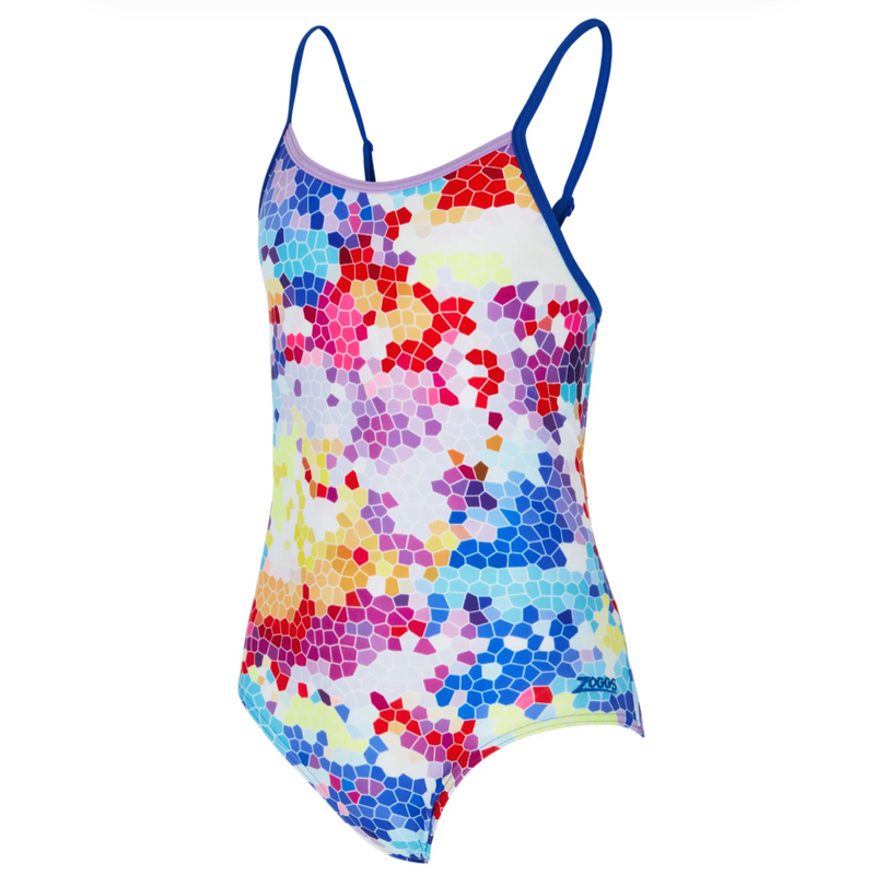 Zoggs Jigsaw Girls Starback Girls Swimsuit