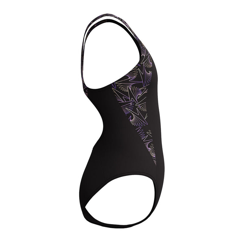 Speedo Girls Hyperboom Splice Muscleback - Black/Orange