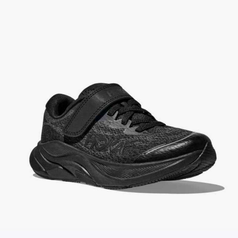 Hoka Kids Rincon 4 - Strap Fastening BLACK