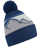 Mountain Peaks Pull-on Bobble Hat