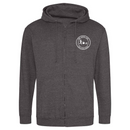 Run Coffee Cake Full Zip Hoody