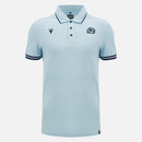 Scottish Rugby 26/27 Adult Travel Polo - Light Blue