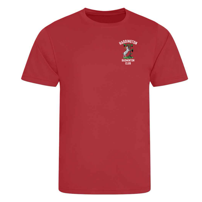 Haddington Badminton Club T-shirt (with back print)