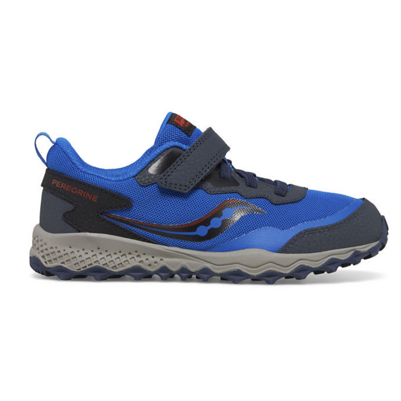 Saucony Peregrine Kids Strap Fastening - Blue/Black