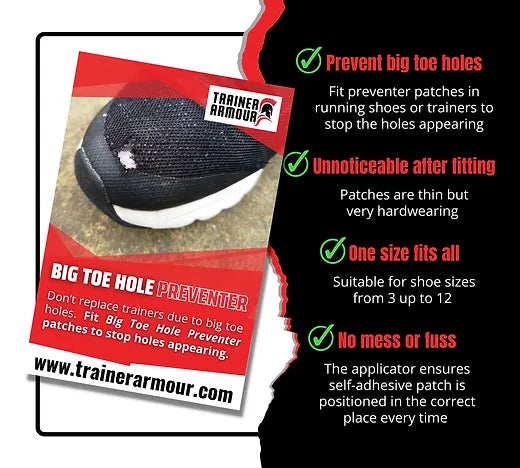 Trainer Armour Big Toe Hole Preventer