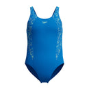 Speedo Girls Hyperboom Splice Muscleback - Blue/Lime