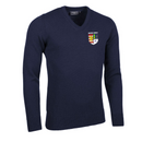 Ross High V-Neck Lambswool Sweater