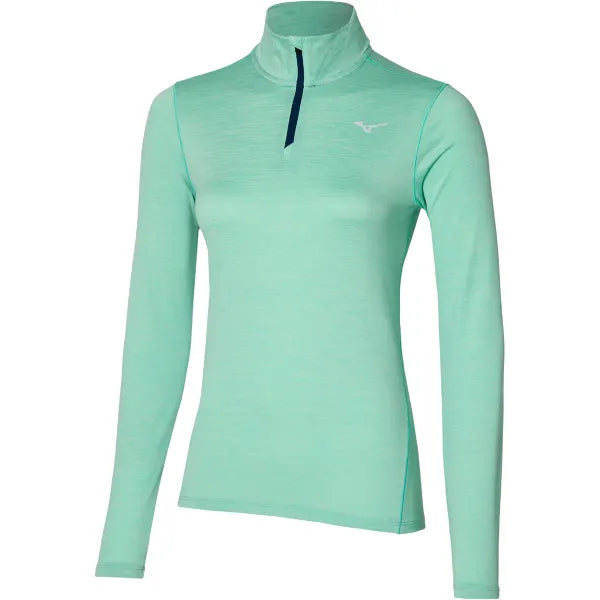 Mizuno Womens Impulse Half Zip LS Tee