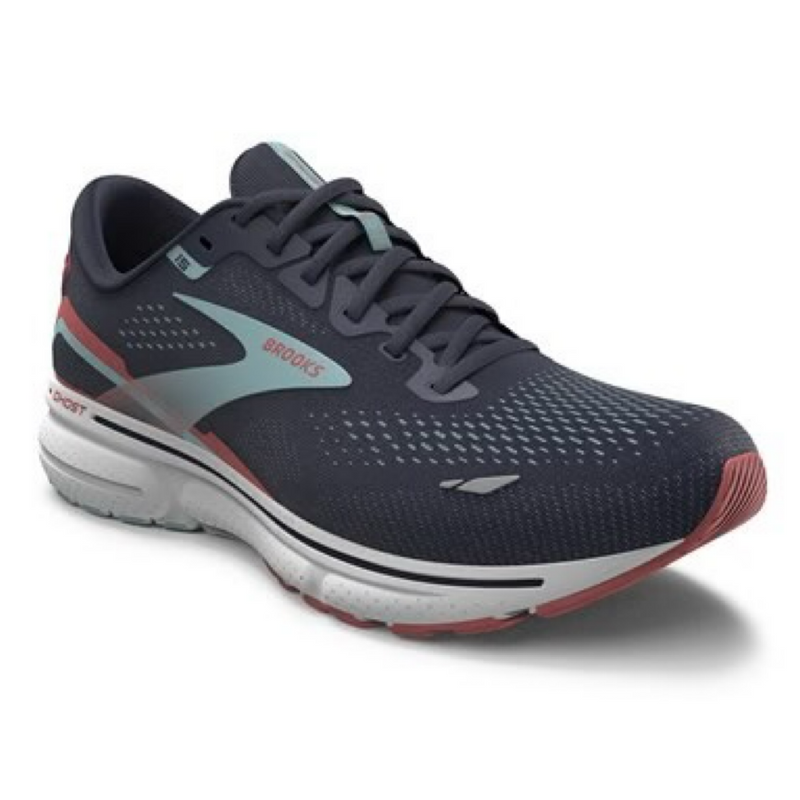 Brooks Women's Ghost 15 - Peacot/ Canal Blue/ Rose