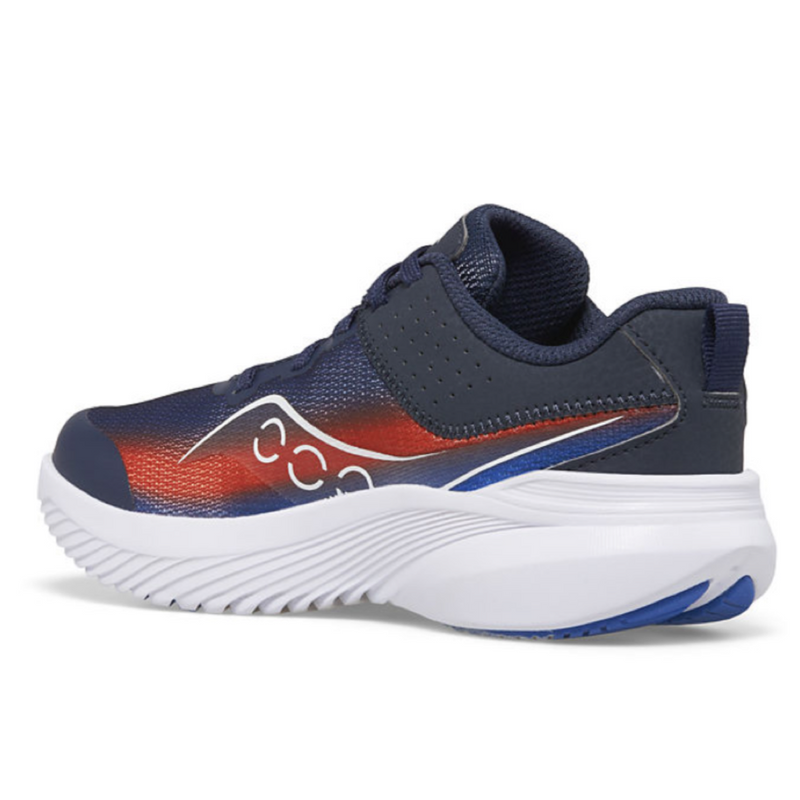 Saucony Kinvara 14 LTT Strap Fastening - Navy/Red