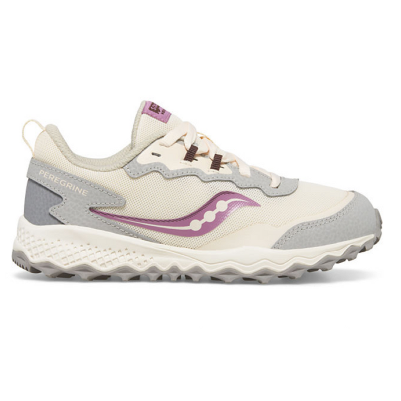 Saucony Peregrine Kids Water Repellent Trail Shoe - Orchid