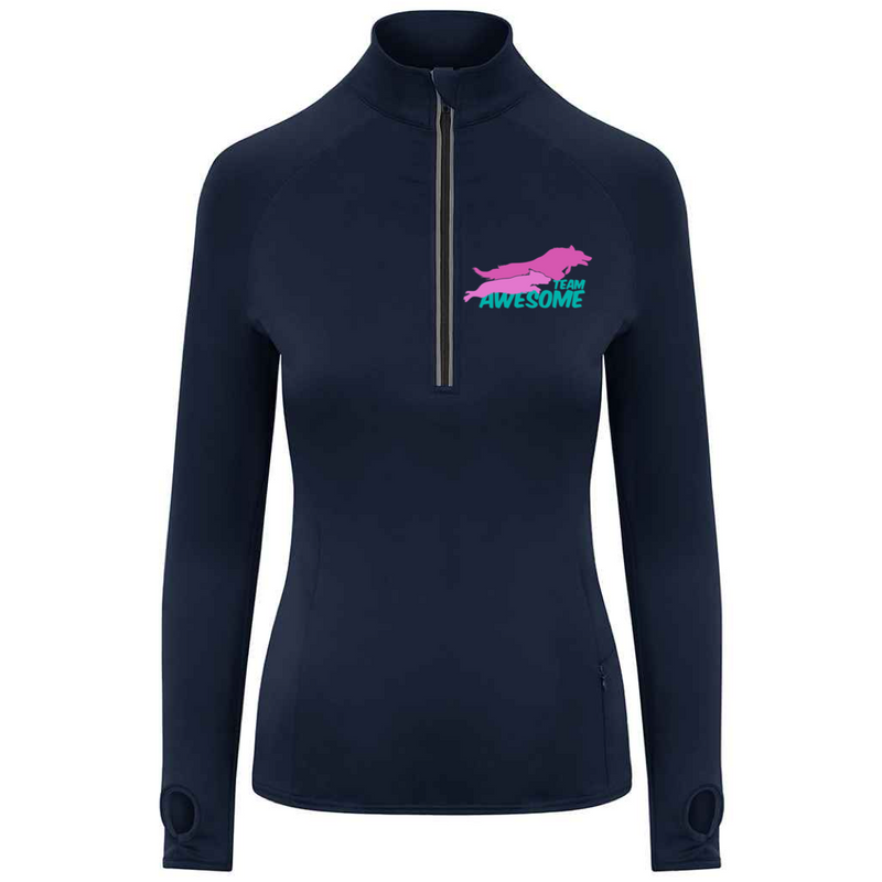 Team Awesome Core Dry 1/4 Zip - Ladies' Fit