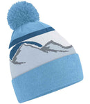 Mountain Peaks Pull-on Bobble Hat