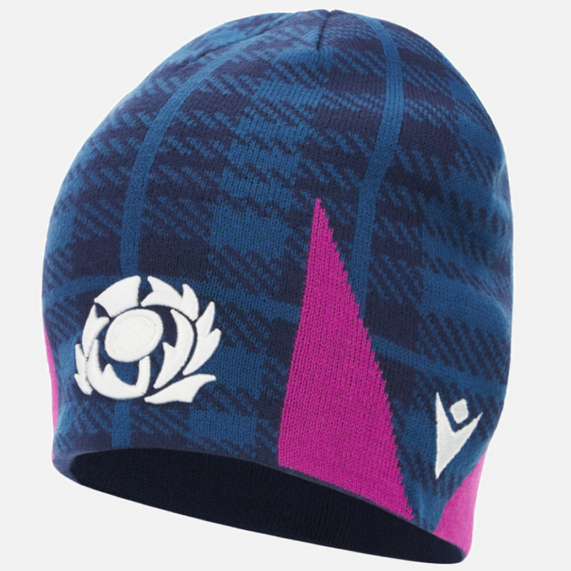 Scottish Rugby 2025/26 Navy Skull Knit Beanie