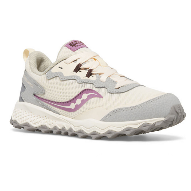 Saucony Peregrine Kids Water Repellent Trail Shoe - Orchid