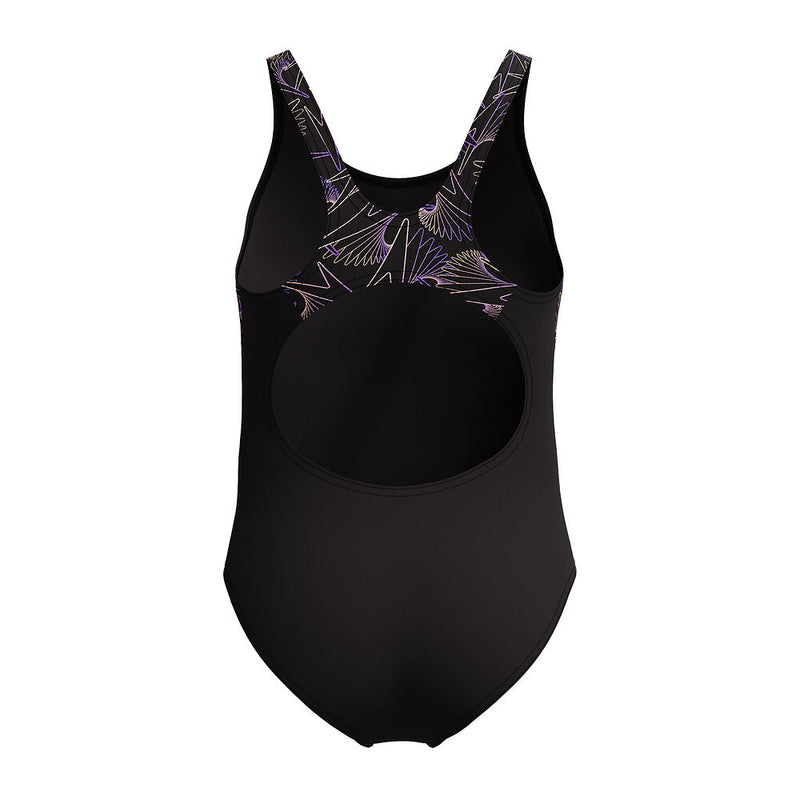 Speedo Girls Hyperboom Splice Muscleback - Black/Orange