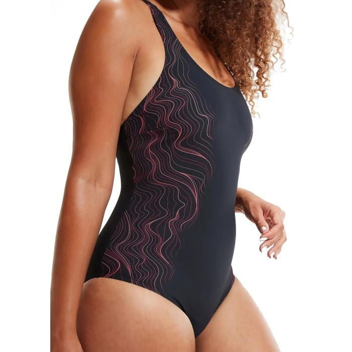 Speedo Womens Calypso Printed Shaping Swimsuit