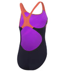 Speedo Girls Digital Placement Zoom Boom Splashback 1-piece