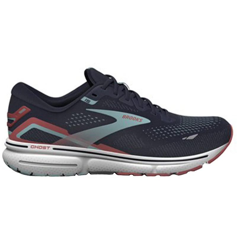 Brooks Women's Ghost 15 - Peacot/ Canal Blue/ Rose