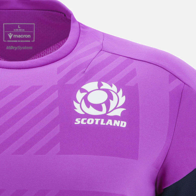 Scotland Rugby 25/26 Purple Poly Training Tee JNR