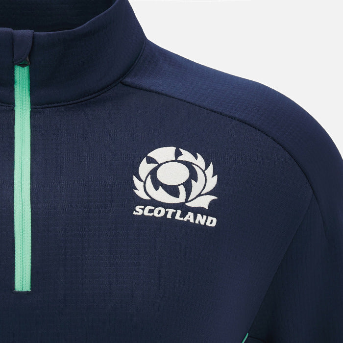 Scotland Rugby 2024/25 Junior 3D 1/4 Zip Fleece