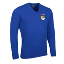 Ross High V-Neck Lambswool Sweater