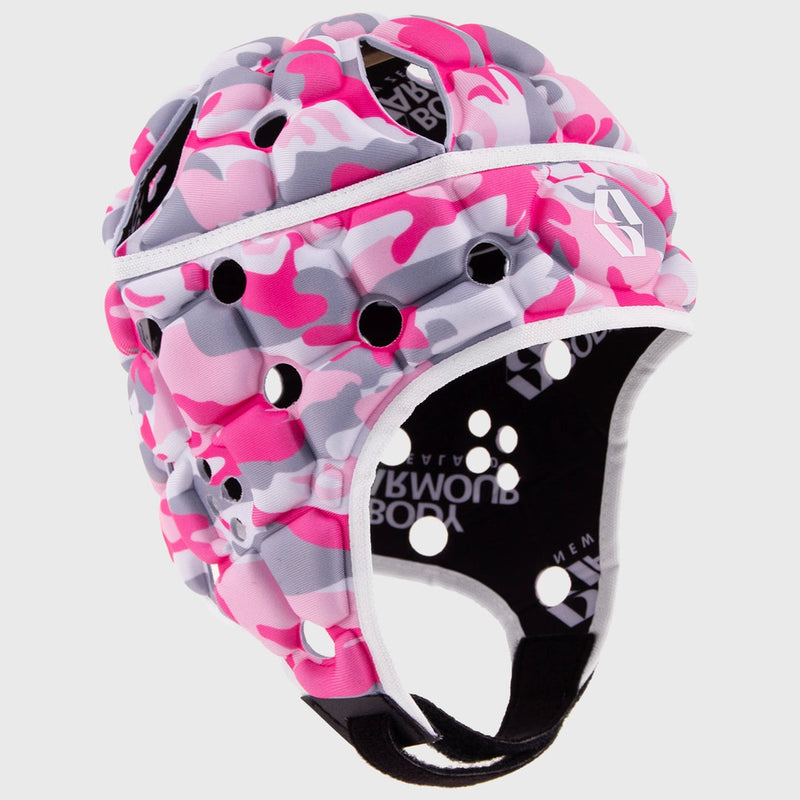 Body Armour New Zealand Ventilator Headguard - Pink Camo