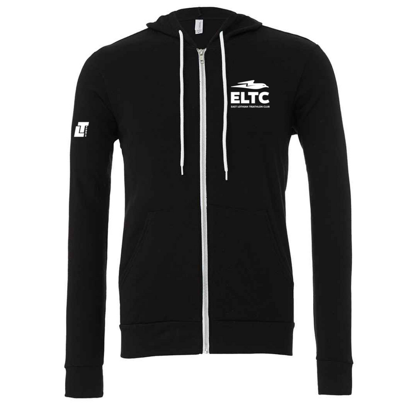 East Lothian Triathlon Club Polycotton Fullzip Hoody