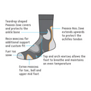 1000 Mile Mens 3 Season Walk Sock