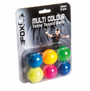 Fox TT Coloured Table Tennis Balls (Pack of 6)