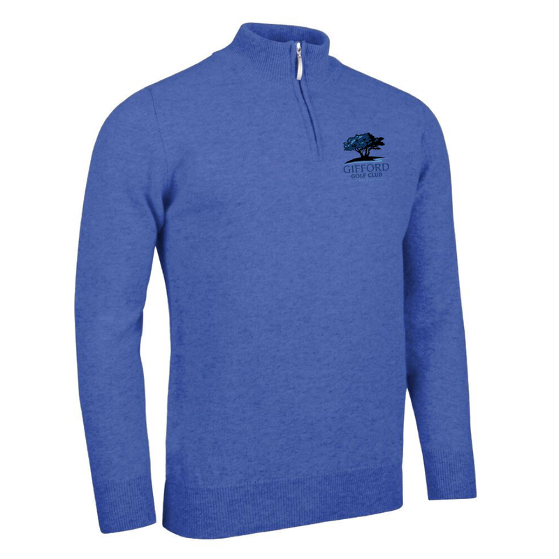 GGC Coll Mens Zip Neck Lambswool Pullover (choice of colours)