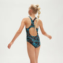 Speedo Girls Hyperboom Medalist - Black/Blue