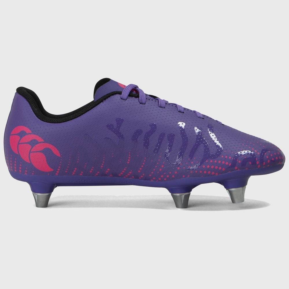 Canterbury Speed Infinite Team Junior Rugby Boots Purple