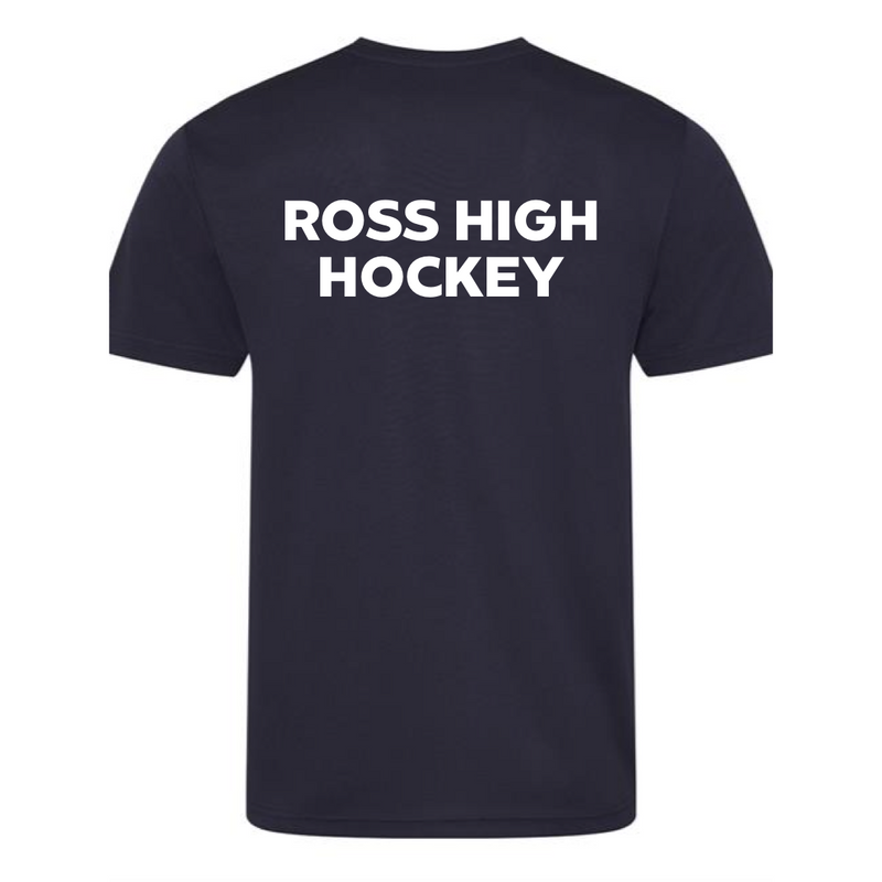Ross High Hockey Core Training Tee - Navy
