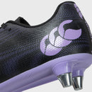 Canterbury Phoenix Genesis Team Junior Rugby Boots - Black/Purple