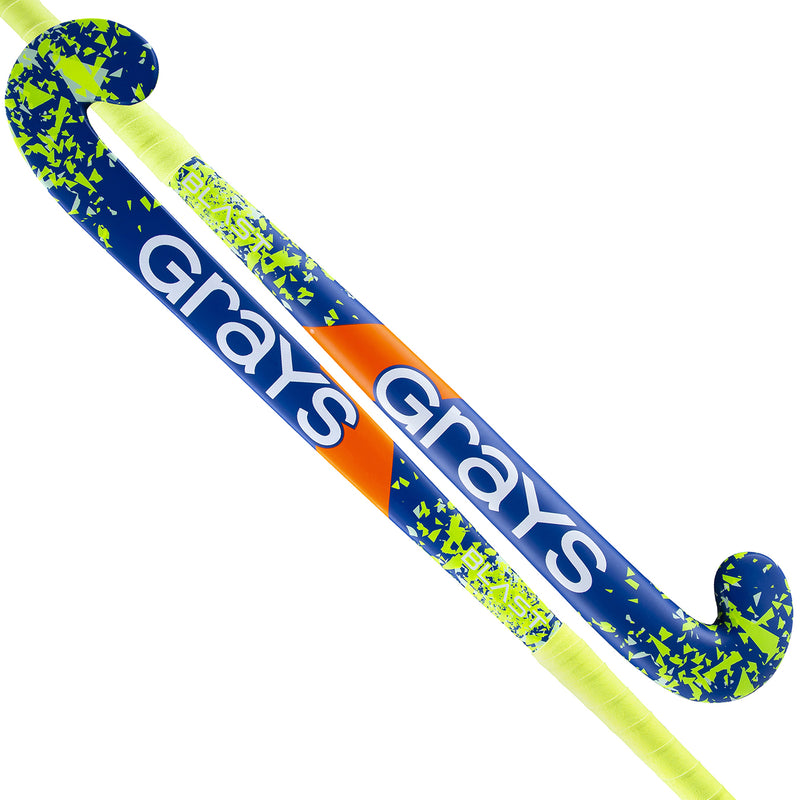 Blast Ultrabow Hockey Stick - Blue/Yellow