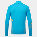 Ron Hill Mens After Hours 1/2 Zip - Kingfisher/Sunray/Reflective