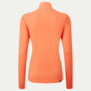 Ron Hill Womens Tech Therm Half Zip - Peach