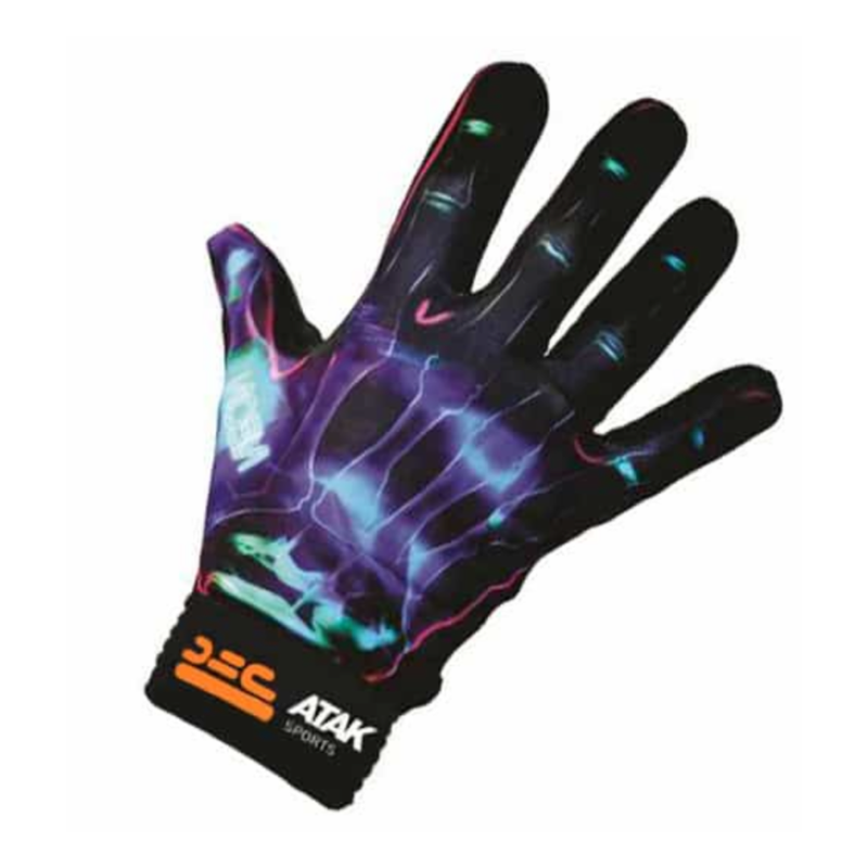 ATAK Neon Blue Grip Gloves