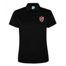 Preston Lodge HS Sports Polo - Ladies Black