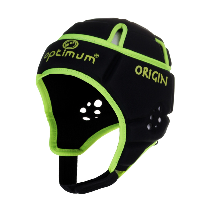 Optimum Origin Headguard - Black/Neon Yellow