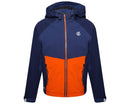 Dare2B In the Lead II - Kids Waterproof Jacket Navy/Orange