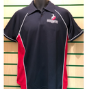 Haddington Rugby Poly Polo - Navy/Red